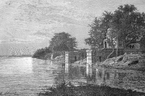 Temple Le Sutti Chowra Ghat on the Ganges