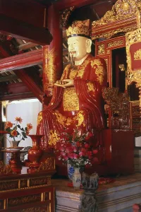 The Temple of Literature or Van Mieu is one of Vietnam's foremost cultural treasures