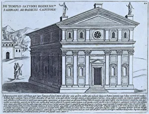 The Temple of Saturn was built in the early years of the Republican era on the Roman Forum in Rome