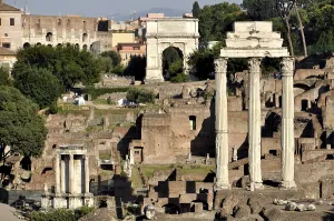 Temple of Vesta, Arch of Titus