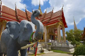 Temple Wat Chalong, Phuket Island