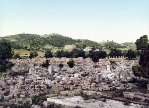 The Temple of Zeus, Olympia, Greece