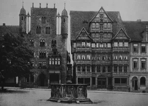 Templerhaus house and Wedekindsches Haus house in Hildesheim