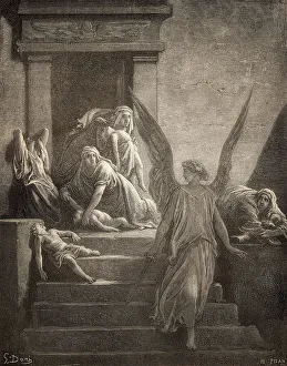 The tenth Plague: Death of Egyptians firstborn children