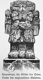 Teoyamiqui, goddess of death, deity
