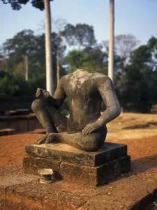 The Terrace of the Leper King was built during the reign of King Jayavarman VII