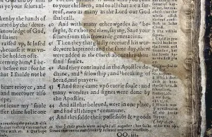 Text of Acts 2:41-47 from the 1560 Geneva Bible English translation