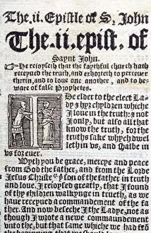 Text of II John from the 1551 Taverner's Bible