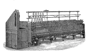 Textile industry, spinning mill
