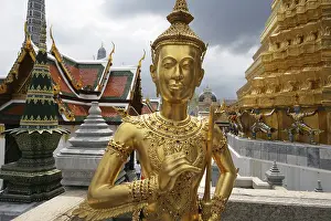 THA Thailand Bangkok Wat Phra Kaeo Temple. |