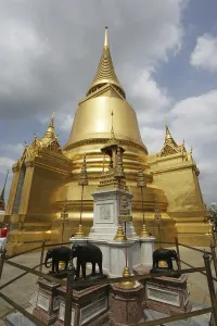 THA Thailand Bangkok Wat Phra Kaeo Temple. |