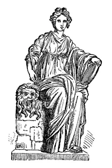 Thalia or Thaleia, the muse of comedy and idyllic poetry in Greek mythology