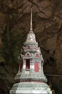 Tham Khao Luang is a large cave consisting of three linked chambers