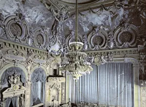 The theatre, interior, Monaco, Monte Carlo