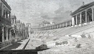 The Theatre of Pompey, Ancient Rome