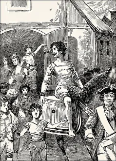 Theatrical performance, scene from the novel Wilhelm Meister's Apprenticeship