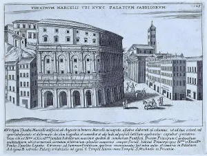 Theatrum Marcelli ubi nunc Palatium Sabellorem