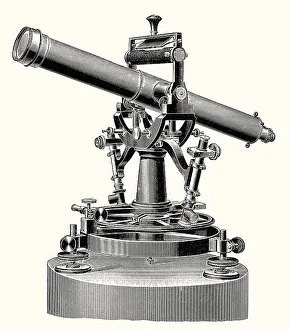 A theodolite, 19th century