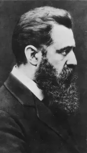 Historical Photo Prints: Theodor (Binyamin Zeaev) Herzl (1860-1904) was born in Budapest