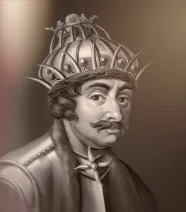 Theodoric the Great, Flavius Theodericus Rex, ca 454-526, king of the Ostrogoths from the Amali family, regent of the Visigoths and Italy, digitally edited