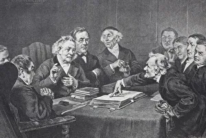 Theologians in a Discussion, 1888