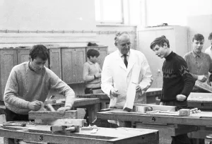 Theory and practice in 1965 at a vocational school in Bochum
