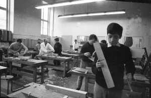 Theory and practice in 1965 at a vocational school in Bochum