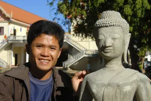 Theravada Buddhism, portrait, stonemason