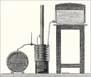 Thermal processing to deactivate unwanted microorganisms in wine by Louis Pasteur