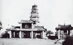 Thien Mu Pagoda was built in 1601 CE under Nguyen Hoang