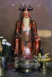 The Thien Thu Pagoda (also known as the Heavenly Kitchen Pagoda) was built in the 18th century