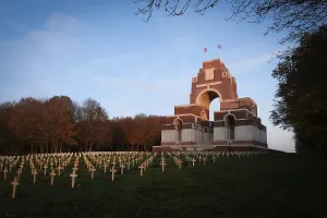 The Thiepval Memorial to the Missing of the Somme in Thiepval