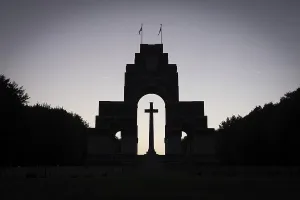 The Thiepval Memorial to the Missing of the Somme in Thiepval