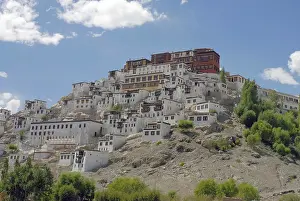Thikse large hilltop gompa, Leh