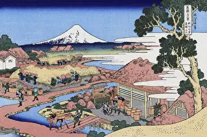 Thirty-six Views of Mount Fuji is an ukiyo-e series of large