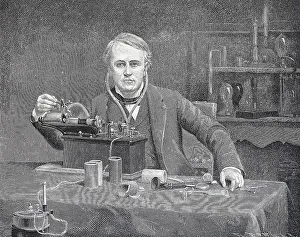 Thomas Alva Edison, 1847-1931, American inventor