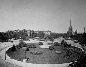 Thomas Circle in the northwest of Washington
