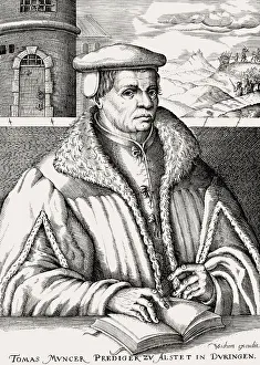 Thomas Muentzer, 1489 - 1525, German preacher and theologian