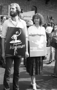 Several thousand demonstrators came to protest for disarmament and peace in Vietnam on Anti-War Day
