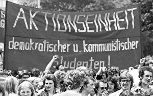 Several thousand students, called by their association the Verband deutscher Studentenschaften (VDS)