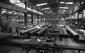 The Thyssen pipe mill, here in Duisburg in 1968