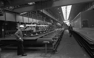 The Thyssen pipe mill, here in Duisburg in 1968