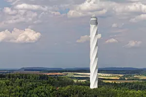 Thyssenkrupp test tower for elevators with visitor platform