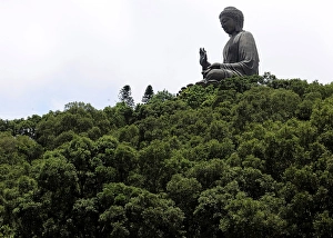 Tian Tan Buddha or Big Buddha statue, Hong Kong, China, Asia