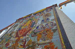 Category Buddhism Prints: Tibetan Buddhism, religious fabric image