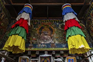 Tibetan buddhist monastery in the remote Tetang village