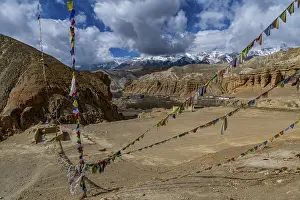 Tibetan praying flags, Garphu, Kingdom of Mustang