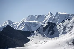 Tien Shan high mountains, 4000 metres with glacier