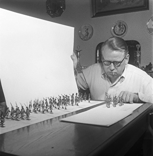 Tin soldiers in the 1950s