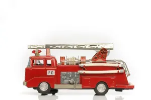 Tin toy fire engine from the 60s